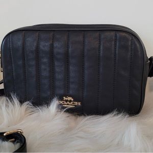 Coach Puffy Quilted Jes Crossbody Black